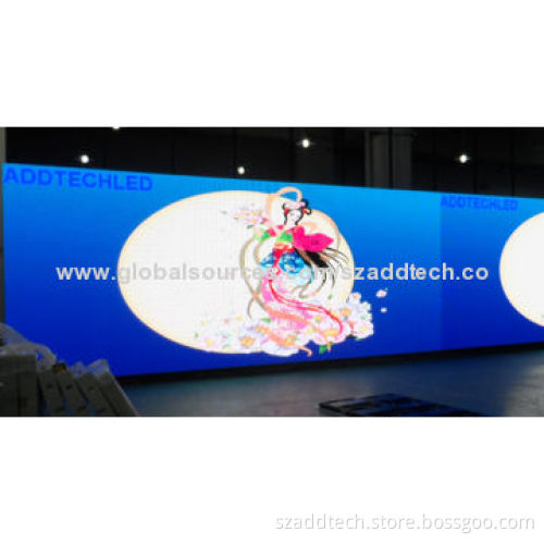 P10mm indoor LED screen, size is 4.8m height x 8.96m length